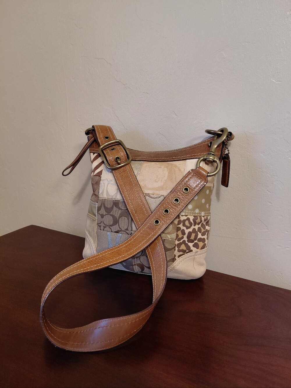 Coach Signature Patchwork Shoulder Bag # 10812